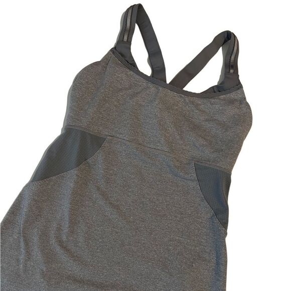Lululemon Athletica Gray Adjustable Bra Side Detail Tank Top Size 4 - Picture 1 of 13